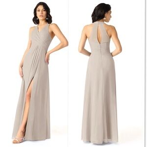 Bill Levkoff NWT Style 7153 Gown Wedding Mother Of The Bride Events Gray Size 8